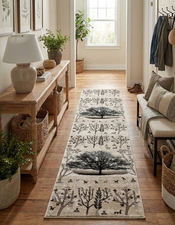 Beige Laguna Runner Rug