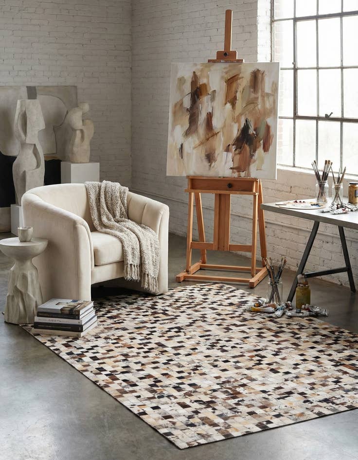 Detail image of  5' x 8' Cowhide Rug