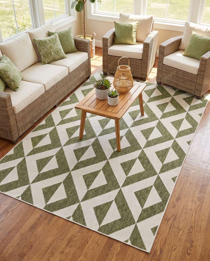 6' x 9' Easy-Clean Jill Zarin Napa Indoor / Outdoor Rug