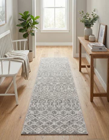 2' x 8' Eco Trellis Runner Rug