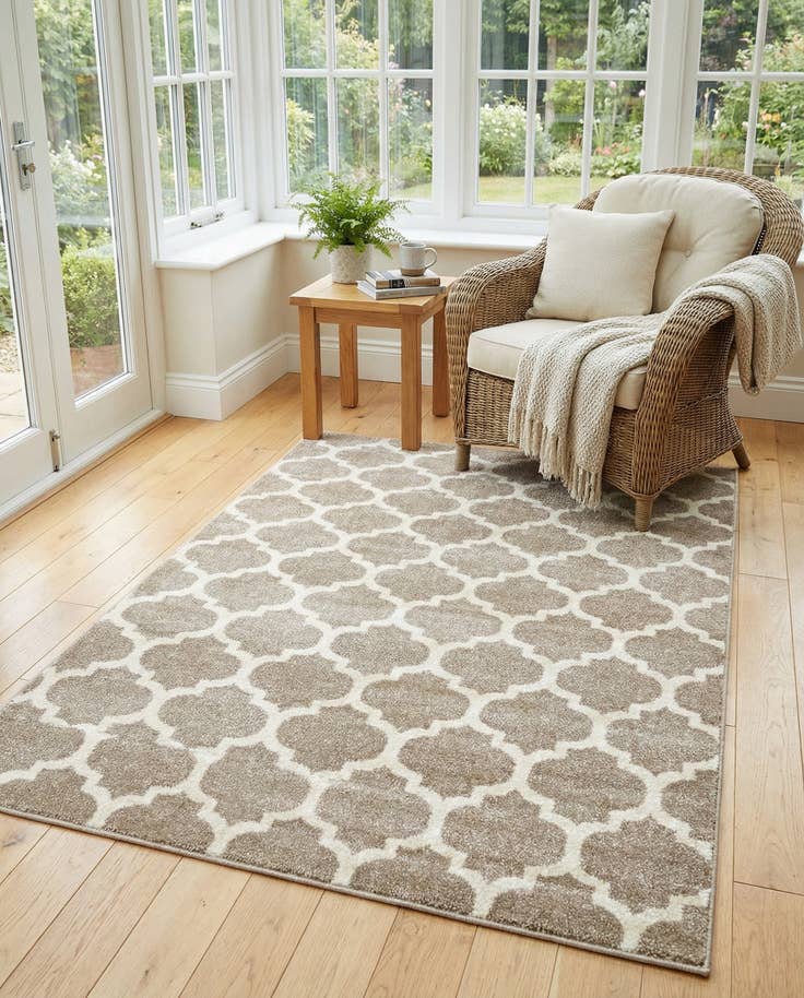 Detail image of 4' x 6' Lattice Rug