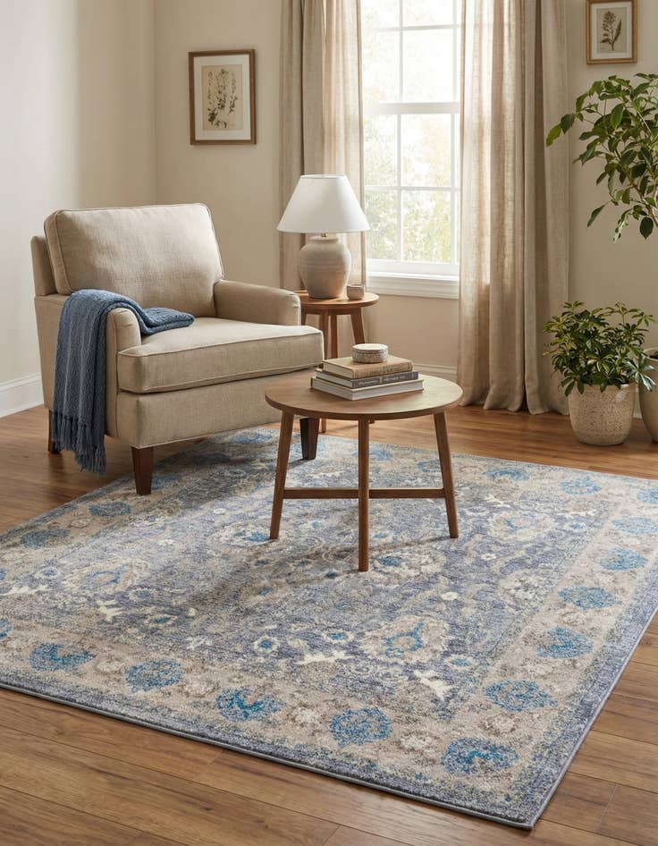 Detail image of 5' x 5' Vienna Square Rug