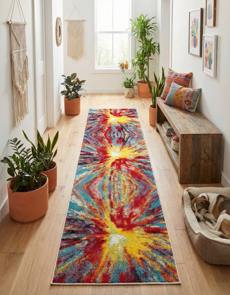 Detail image of 2' 7 x 10' Florence Runner Rug