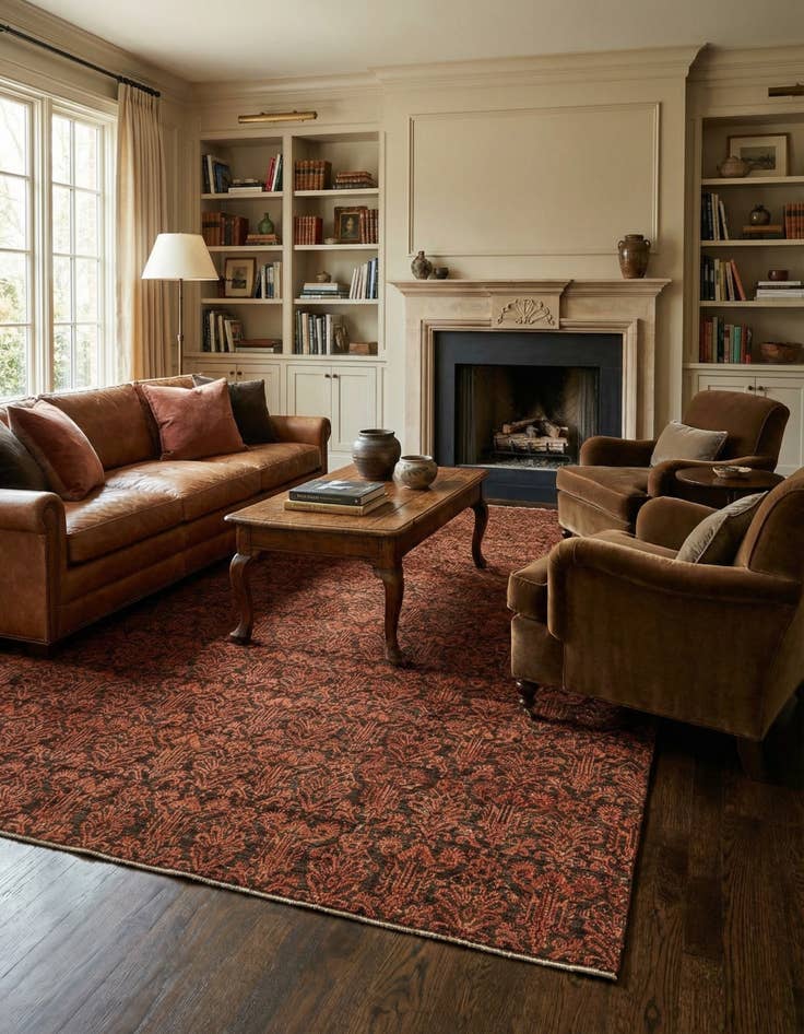 Detail image of 8' 4 x 11' 3  Hand Knotted Peshawar Ziegler Oriental Rug