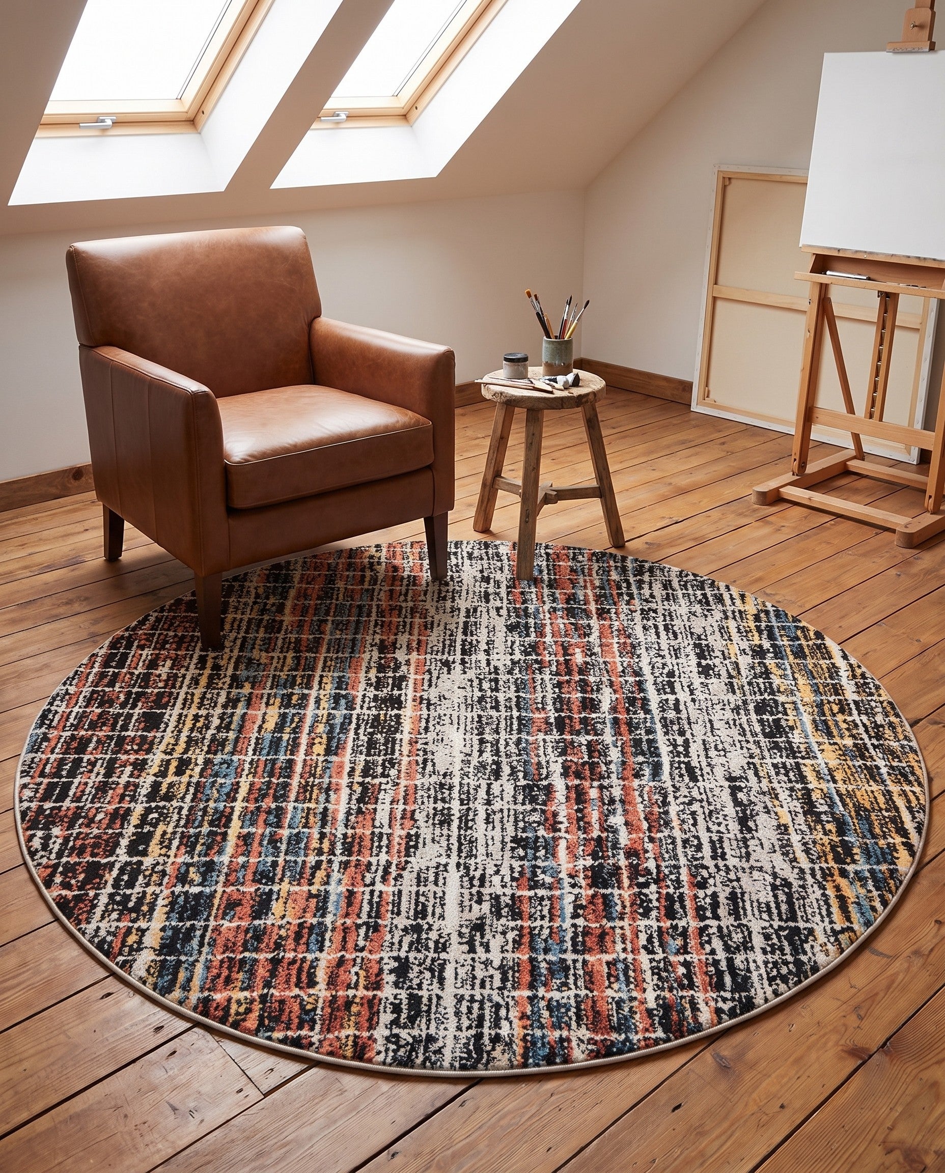 5' 3 x 5' 3 Aramis Round Rug