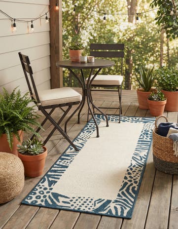 2' x 5' Easy-Clean Safari Indoor / Outdoor Runner Rug