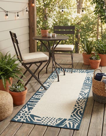 2' x 5' Easy-Clean Safari Indoor / Outdoor Runner Rug