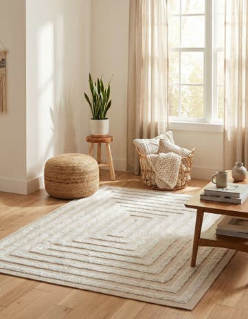 Beige Sabrina Soto Casa Toluca Rug