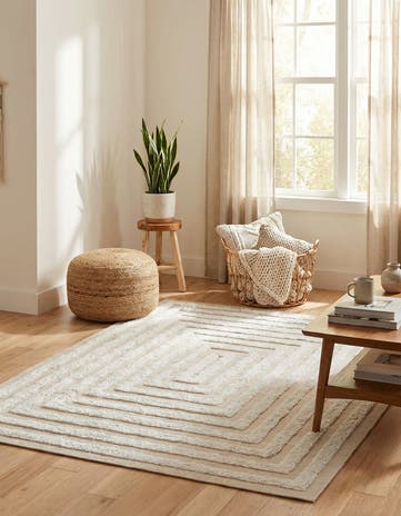 Beige Sabrina Soto Casa Toluca Rug