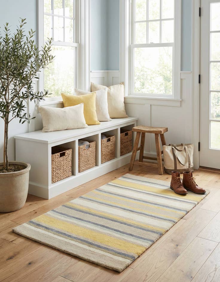 Detail image of 2' 9 x 4' 10 Luna Wool Rug