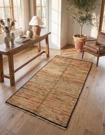 3' 4 x 6' 3 Hand Knotted Modern Ziegler Rug