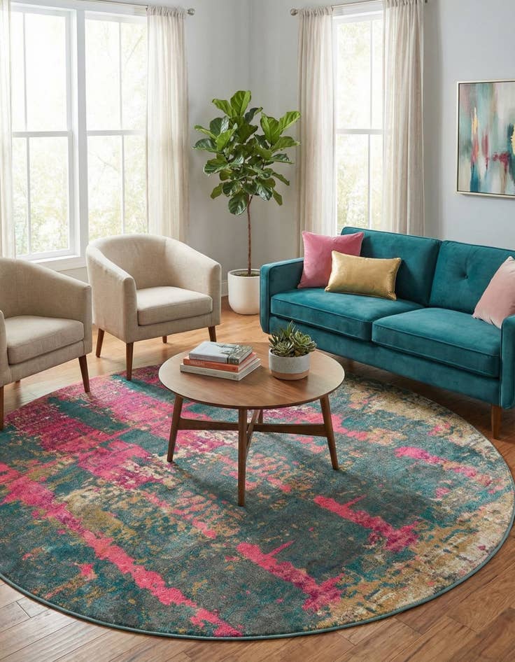 Detail image of  8' x 8' Delilah Round Rug