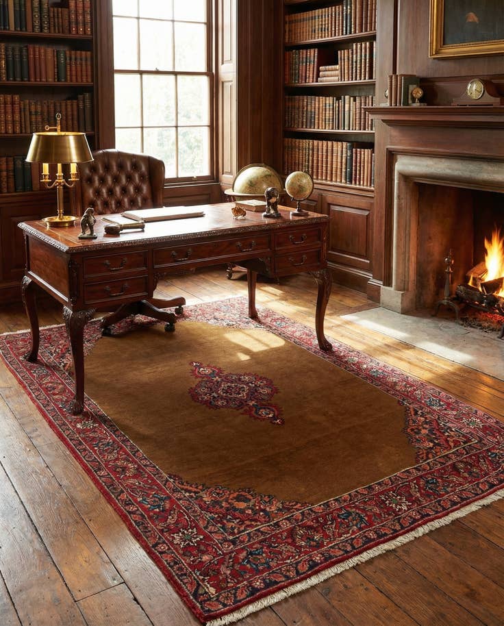 Detail image of 3' 7 x 5' 9 Bidjar Rug