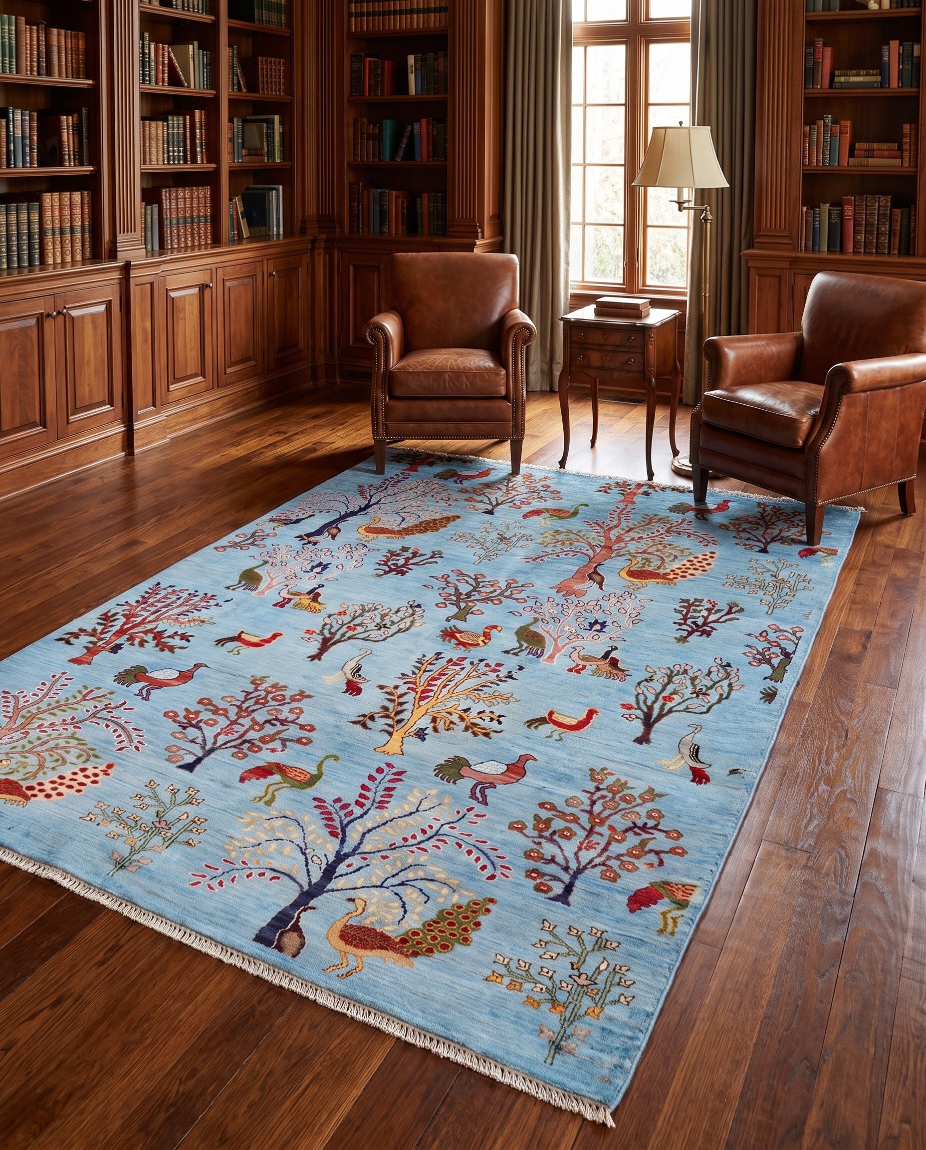 4' 11 x 6' 9 Hand Knotted Ariana Ziegler Rug