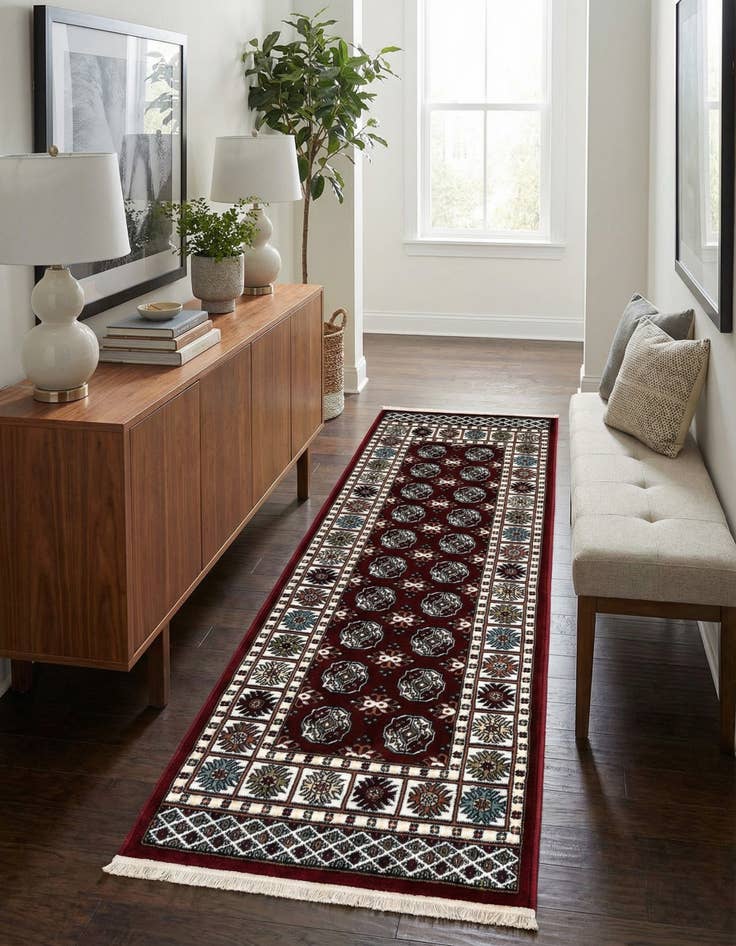 Detail image of 2' x 6' Nain Design Runner Rug