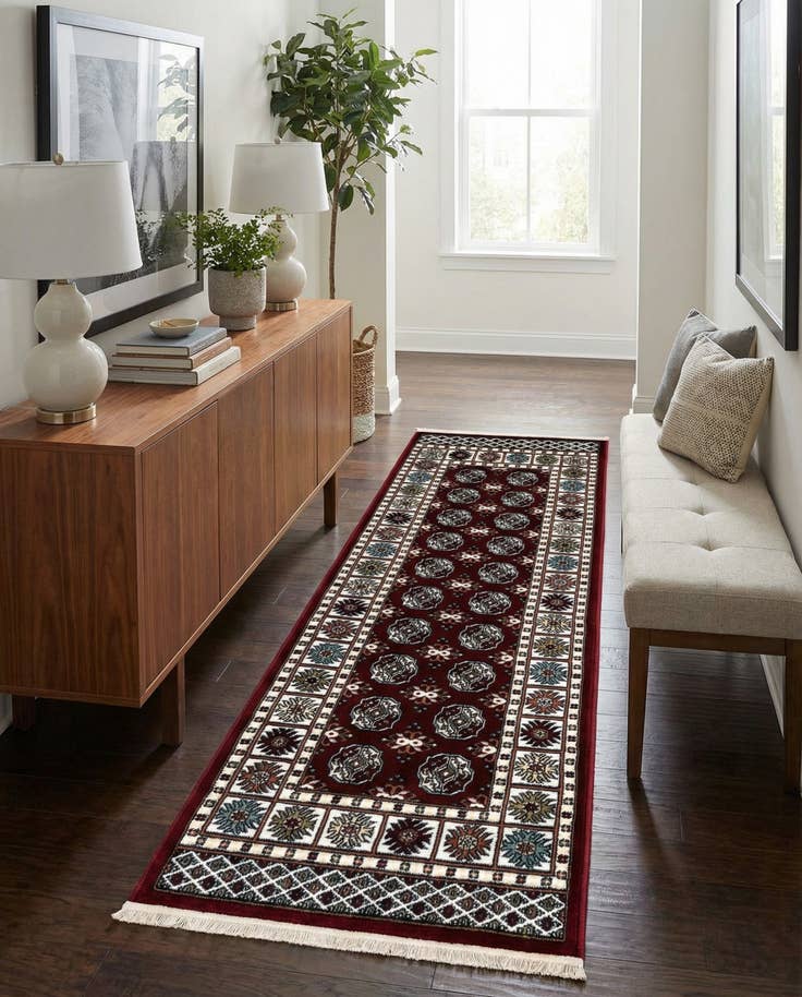 Detail image of 2' x 6' Nain Design Runner Rug