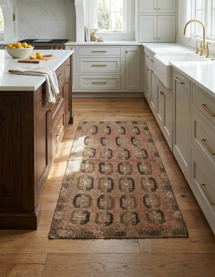 Detail image of 3' 3 x 6' 2  Hand Knotted Balouch Persian Wool Rug