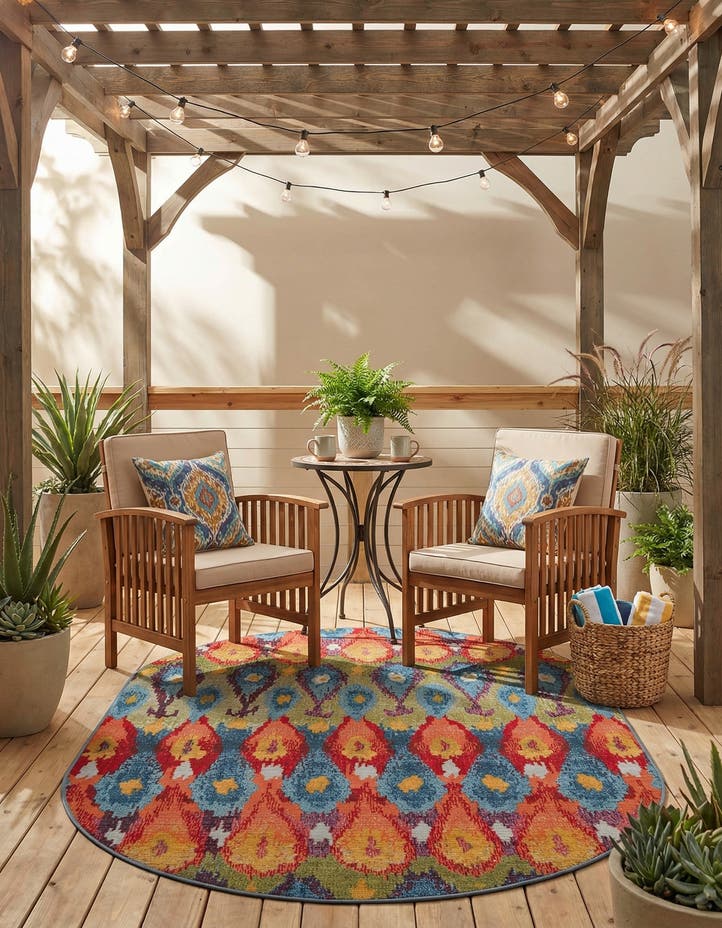 4' x 6' Easy-Clean Modern Indoor / Outdoor...