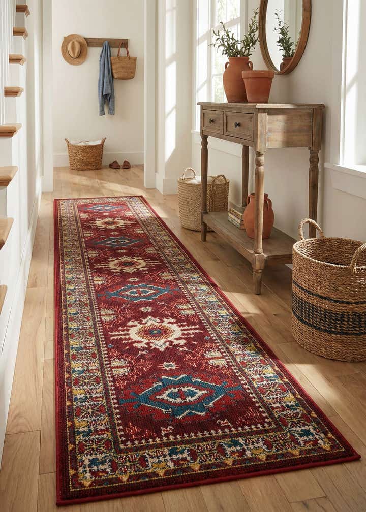 2' 7 x 12' Easy-Clean Baja Indoor / Outdoor Runner Rug