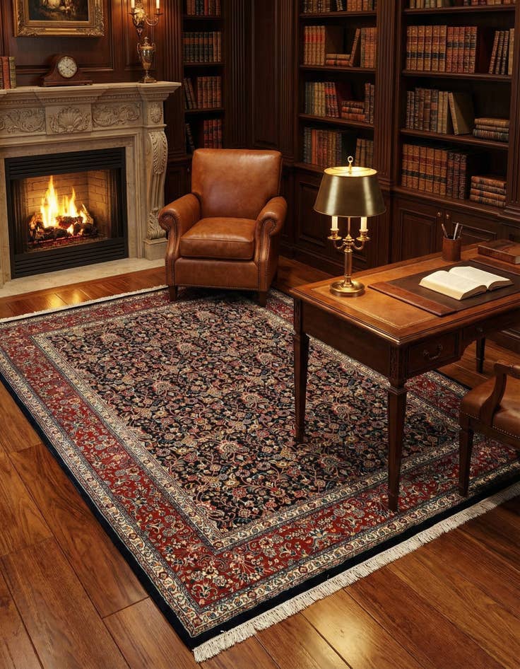 Detail image of  6' 9 x 8' 11 Mood Wool Rug