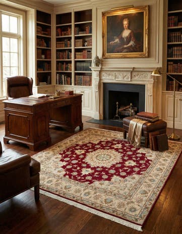 6' 8 x 6' 11 Tabriz Square Rug