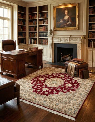6' 8 x 6' 11 Tabriz Square Rug
