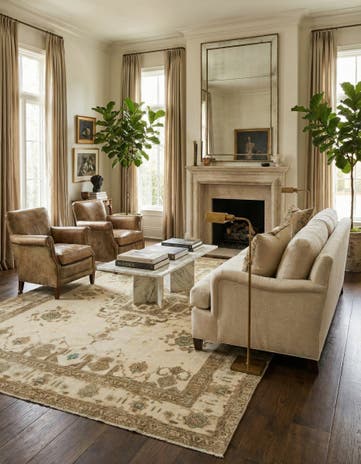 9' 9 x 12' 6 Hand Knotted Vintage Royal Persian Wool Rug