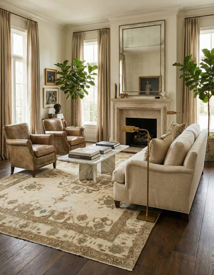 Detail image of 9' 9 x 12' 6  Hand Knotted Vintage Royal Persian Wool Rug