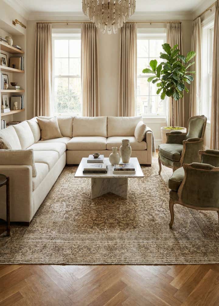 8' 6 x 11' 6 Hand Knotted Ultra Vintage Persian Wool Rug