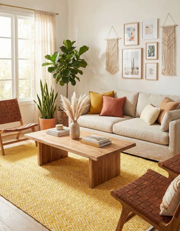 7' 1 x 10' Hand Woven Chindi Chevron Rug