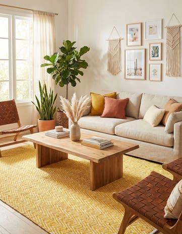 7' 1 x 10' Hand Woven Chindi Chevron Rug