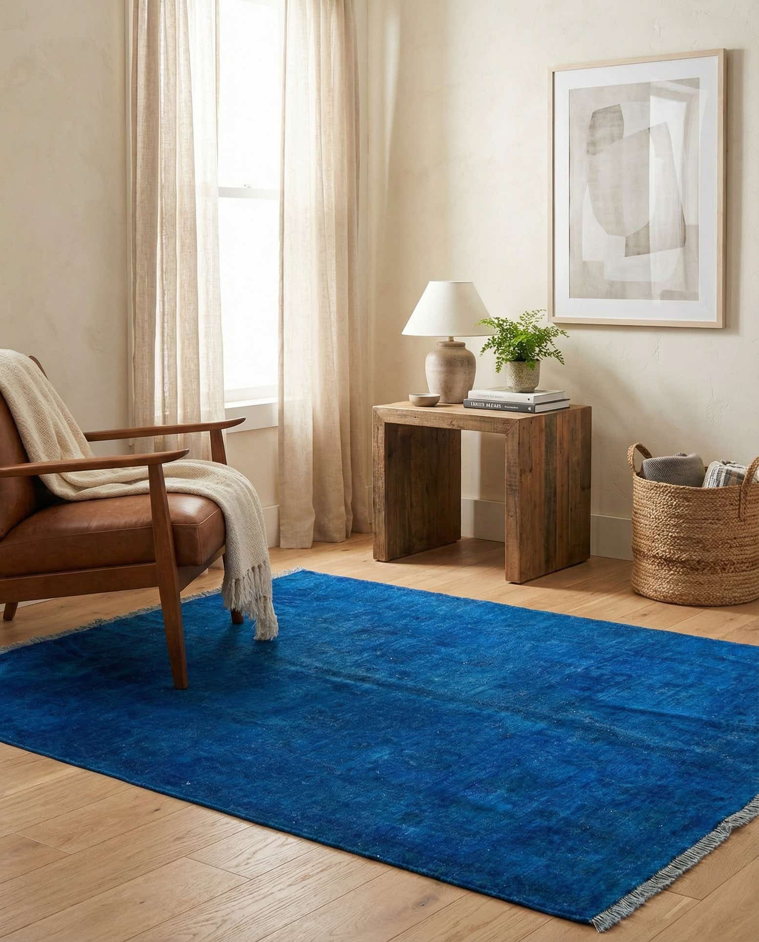 4' 1 x 5' 8 Hand Knotted Ultra Vintage Persian Wool Rug