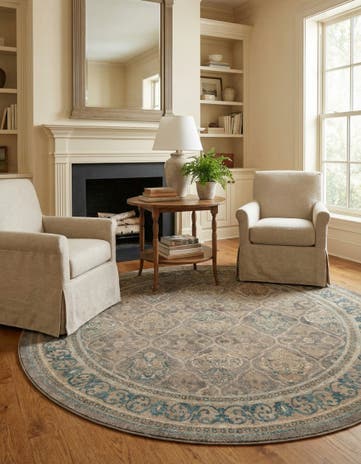 8' x 8' Viola Round Rug