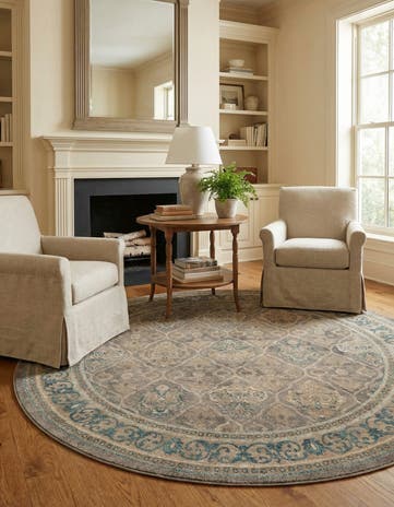 8' x 8' Viola Round Rug
