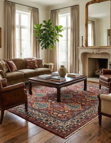 6' 6 x 6' 10 Bachtiar Square Rug