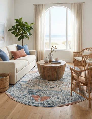 Ivory Nyla Oval Rug