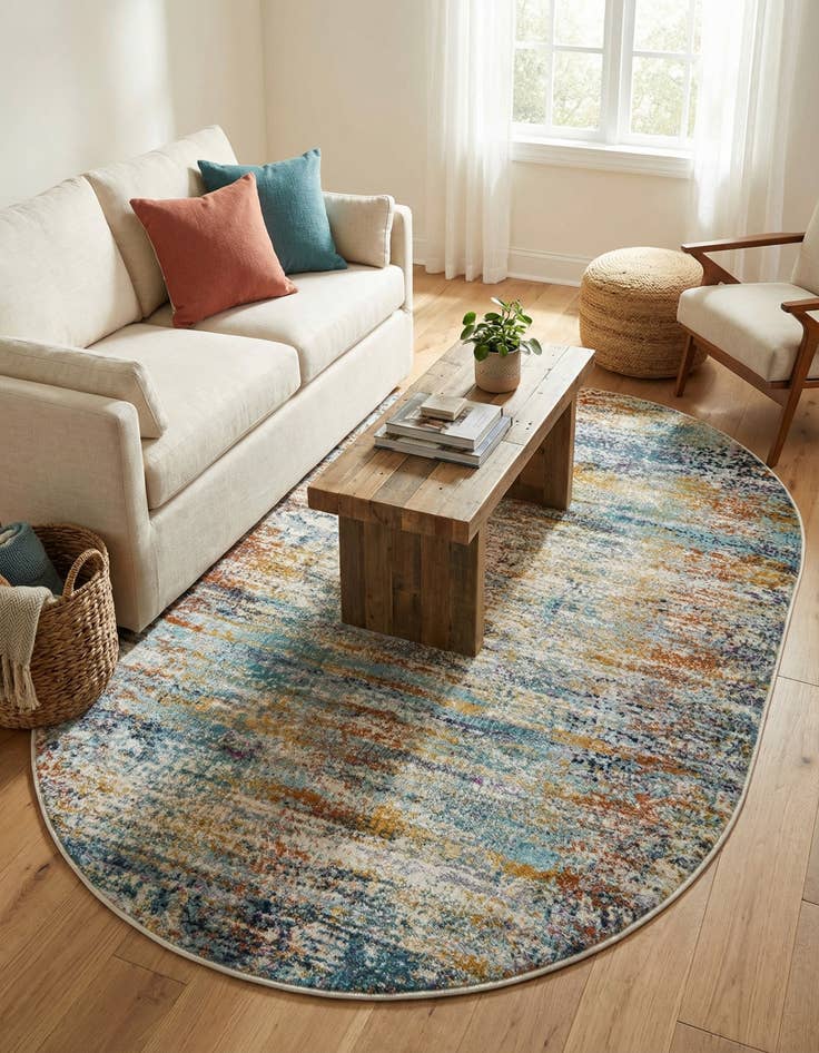 Detail image of 3' 7 x 5' 3 Malibu Oval Rug