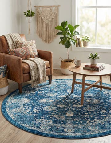 7' 10 x 7' 10 Dahlia Round Rug