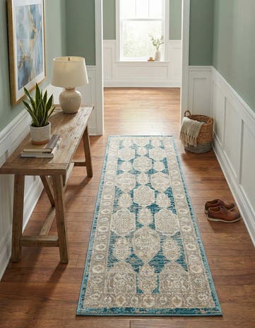 Blue Lola Runner Rug