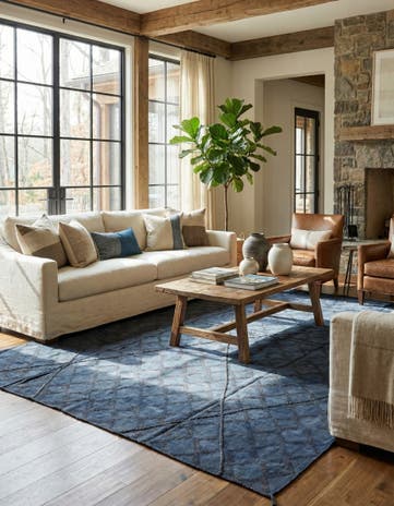 8' 1 x 11' 1 Hand Woven Kilim Modern Wool Rug