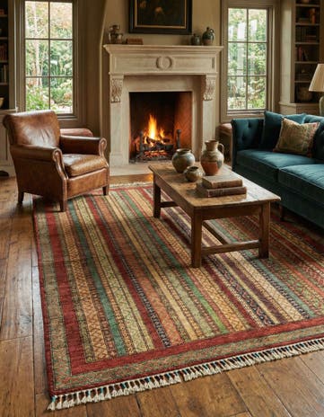 5' x 6' 6 Hand Knotted Ariana Ziegler Rug