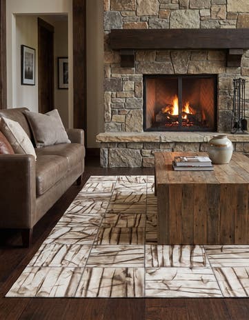 5' x 7' 10 Cowhide - Patchwork Rug