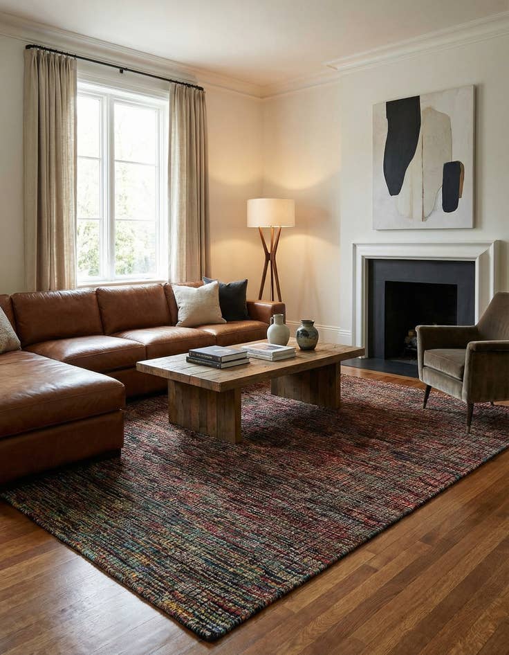 Detail image of 5' 3 x 8' 2  Hand Knotted Darya Wool Rug