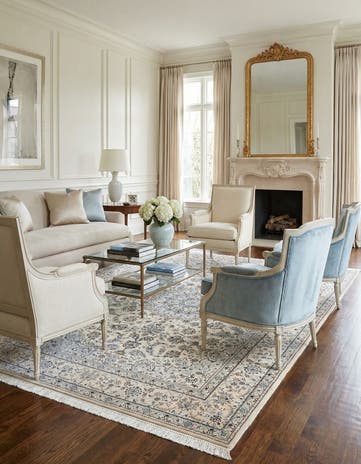 5' 5 x 7' 11 Hand Knotted Nain Rug