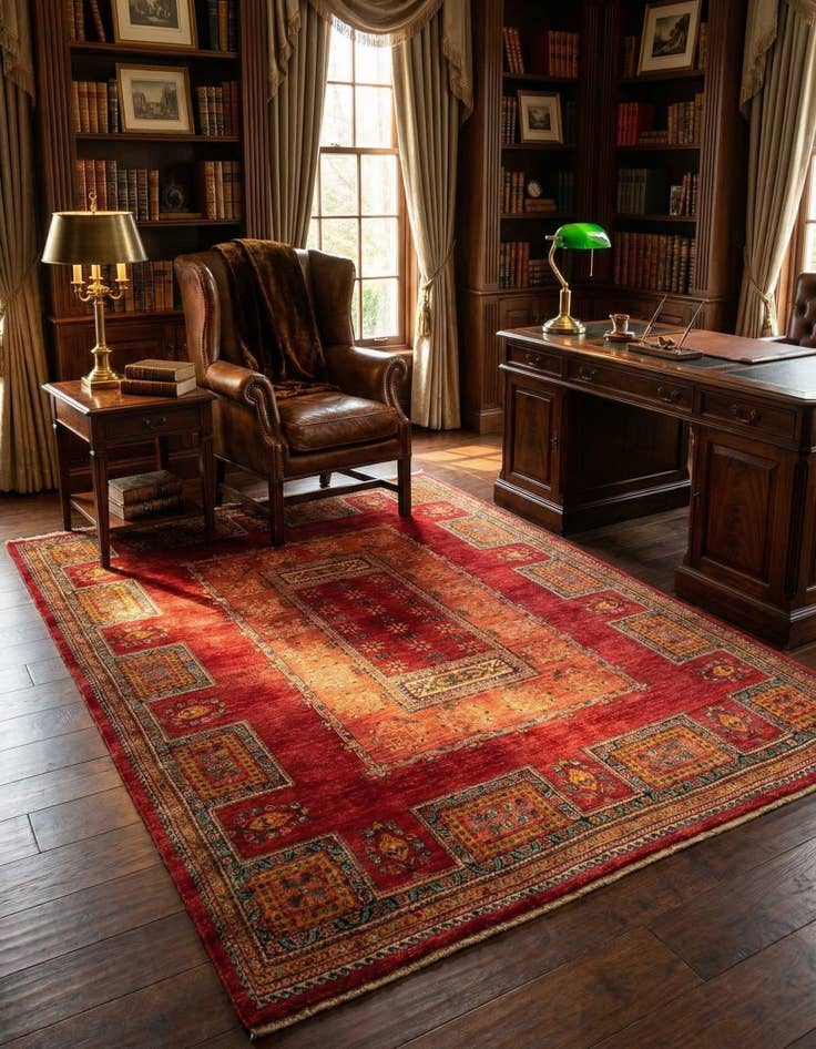 Detail image of 5' 7 x 7' 7 Kashkuli Rug