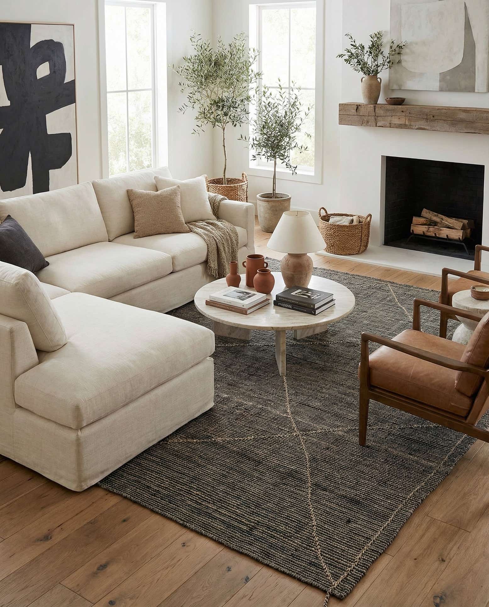 8' 9 x 11' 8 Hand Knotted Moroccan Wool Rug