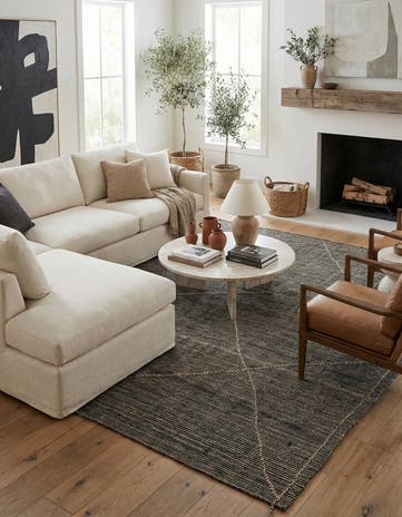 8' 9 x 11' 8 Hand Knotted Moroccan Wool Rug