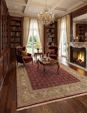6' 7 x 9' 8 Tabriz Mahi Rug