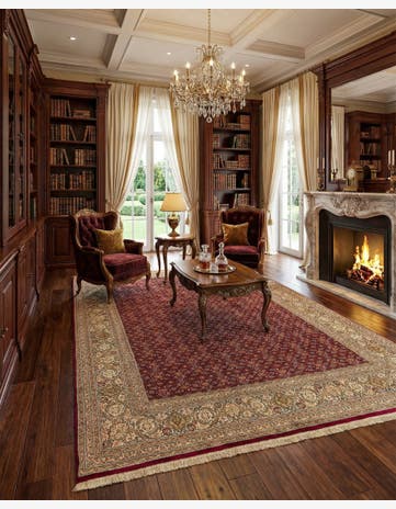 6' 7 x 9' 8 Tabriz Mahi Rug