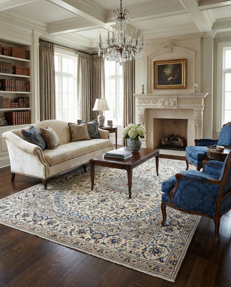 Detail image of 7' 11 x 11' 3 Nain Rug